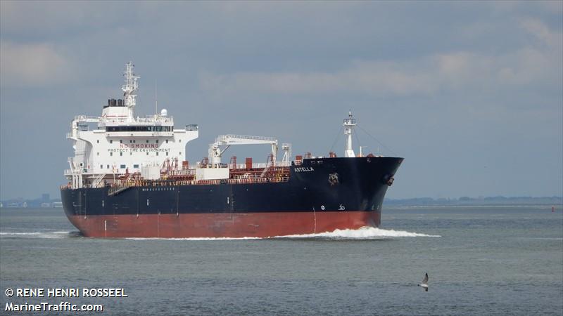 astella (Chemical/Oil Products Tanker) - IMO 9587843, MMSI 228079600, Call Sign FJVJ under the flag of France