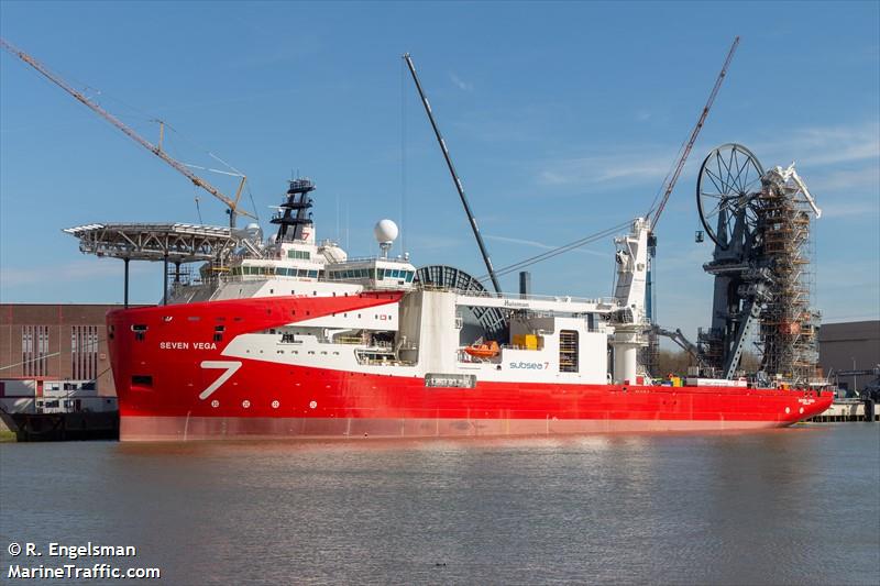 seven vega (Pipe Layer) - IMO 9843247, MMSI 232019269, Call Sign MEHO9 under the flag of United Kingdom (UK)