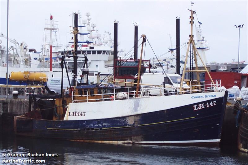 crystal stream 147 (Fishing vessel) - IMO , MMSI 235000560, Call Sign MDC2 under the flag of United Kingdom (UK)