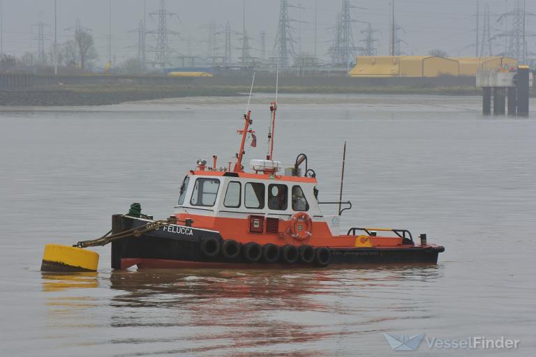 felucca (Tug) - IMO , MMSI 235019066, Call Sign MMKG2 under the flag of United Kingdom (UK)