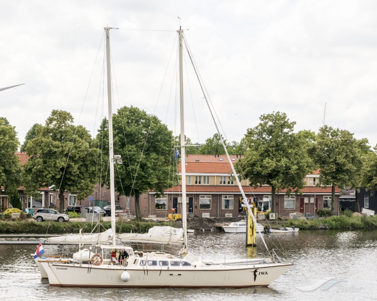 iwa (Sailing vessel) - IMO , MMSI 244087081, Call Sign PI1406 under the flag of Netherlands
