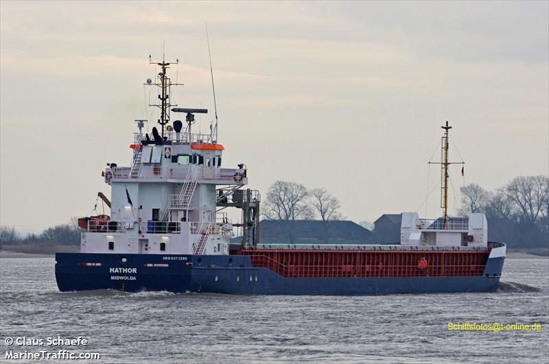 hathor (General Cargo Ship) - IMO 9373280, MMSI 244176000, Call Sign PHIY under the flag of Netherlands