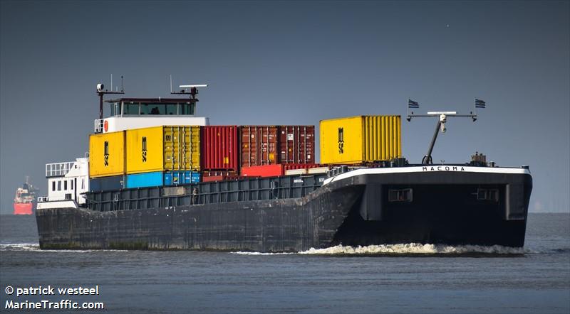 macoma (Cargo ship) - IMO , MMSI 244615897, Call Sign PE3230 under the flag of Netherlands