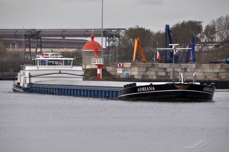 adriana (Cargo ship) - IMO , MMSI 244660218, Call Sign PH4771 under the flag of Netherlands