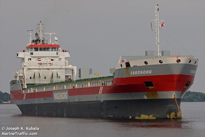 ebroborg (General Cargo Ship) - IMO 9463451, MMSI 245952000, Call Sign PCGH under the flag of Netherlands