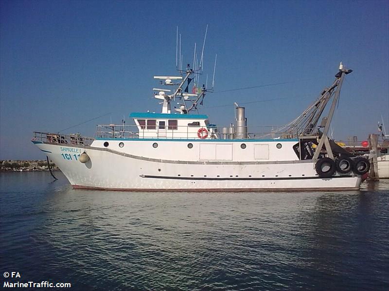 samuele i (Fishing vessel) - IMO , MMSI 247077250, Call Sign IFZH2 under the flag of Italy