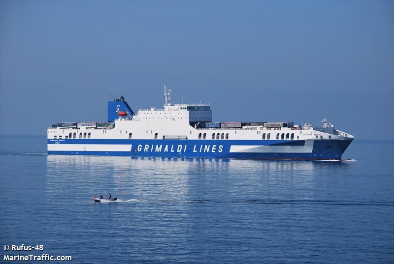 eurocargo venezia (Ro-Ro Cargo Ship) - IMO 9465552, MMSI 247297200, Call Sign IBKS under the flag of Italy