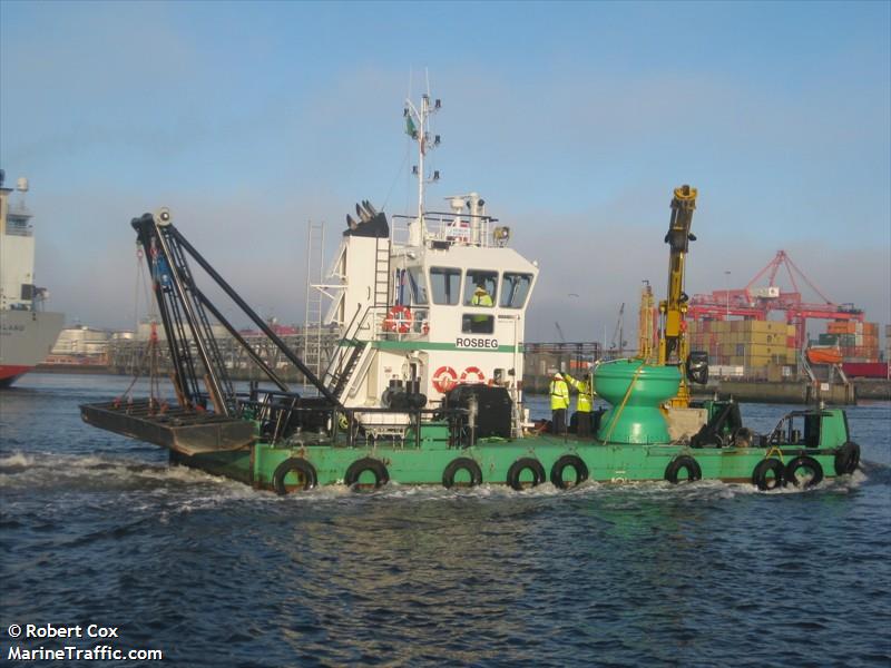 rosbeg (Port tender) - IMO , MMSI 250001706, Call Sign EIGZ3 under the flag of Ireland
