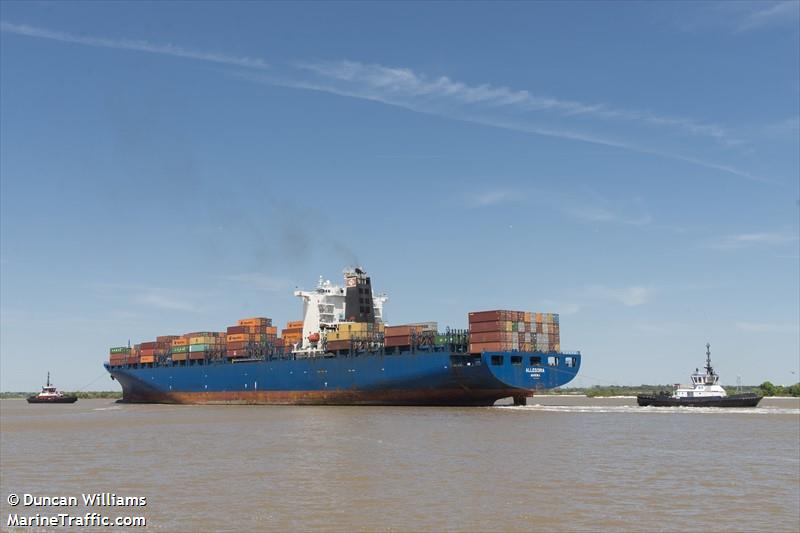 allegoria (Container Ship) - IMO 9295945, MMSI 255805779, Call Sign CQDC under the flag of Madeira