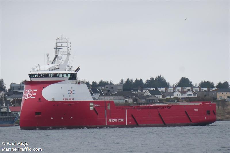 rem mist (Offshore Tug/Supply Ship) - IMO 9521667, MMSI 259934000, Call Sign LGCL under the flag of Norway