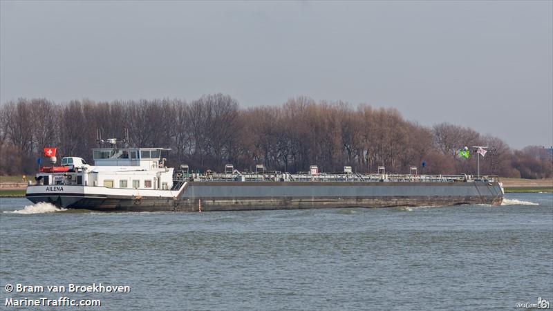 ailena (Tanker) - IMO , MMSI 269057522, Call Sign HE7522 under the flag of Switzerland