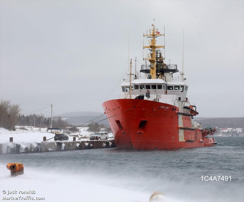 earl grey (Buoy/Lighthouse Vessel) - IMO 8412340, MMSI 316001640, Call Sign CG3029 under the flag of Canada