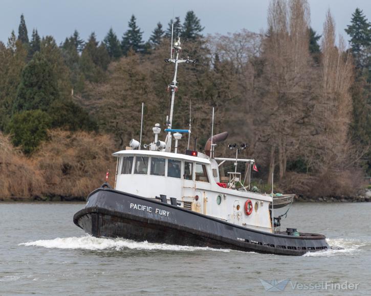 pacific fury (Tug) - IMO , MMSI 316026989, Call Sign VG6792 under the flag of Canada