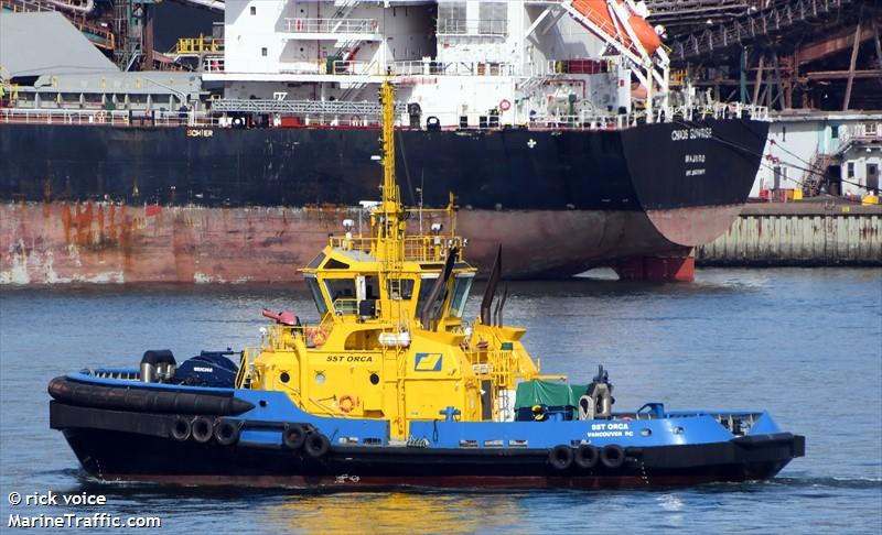 sst orca (Tug) - IMO 9756494, MMSI 316039018, Call Sign CFA2896 under the flag of Canada