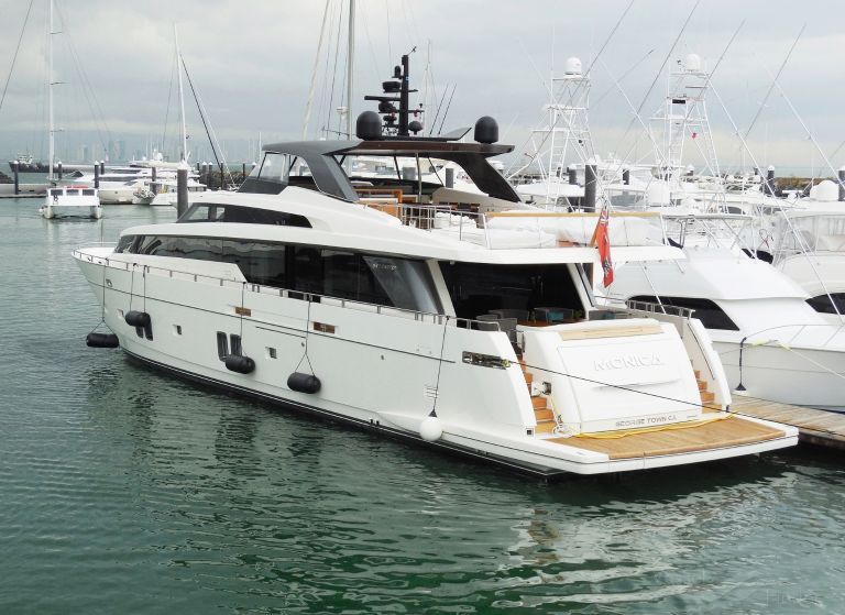 monica (Pleasure craft) - IMO , MMSI 319105900 under the flag of Cayman Islands
