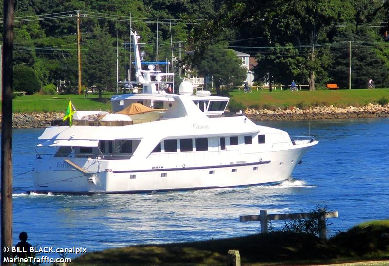 edison (Pleasure craft) - IMO , MMSI 339644000, Call Sign 6YTI2 under the flag of Jamaica