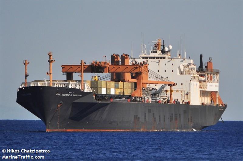 obregon (Naval/Naval Auxiliary) - IMO 7823463, MMSI 367240000, Call Sign NDWB under the flag of United States (USA)