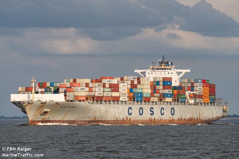 cosco vietnam (Container Ship) - IMO 9448815, MMSI 477266900, Call Sign VRID5 under the flag of Hong Kong