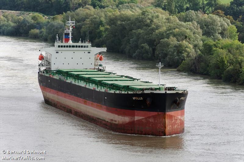 apolo (Bulk Carrier) - IMO 9296793, MMSI 538002510, Call Sign V7JF8 under the flag of Marshall Islands