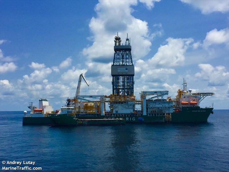 deepwater skyros (Drilling Ship) - IMO 9632545, MMSI 538005021, Call Sign V7AL4 under the flag of Marshall Islands