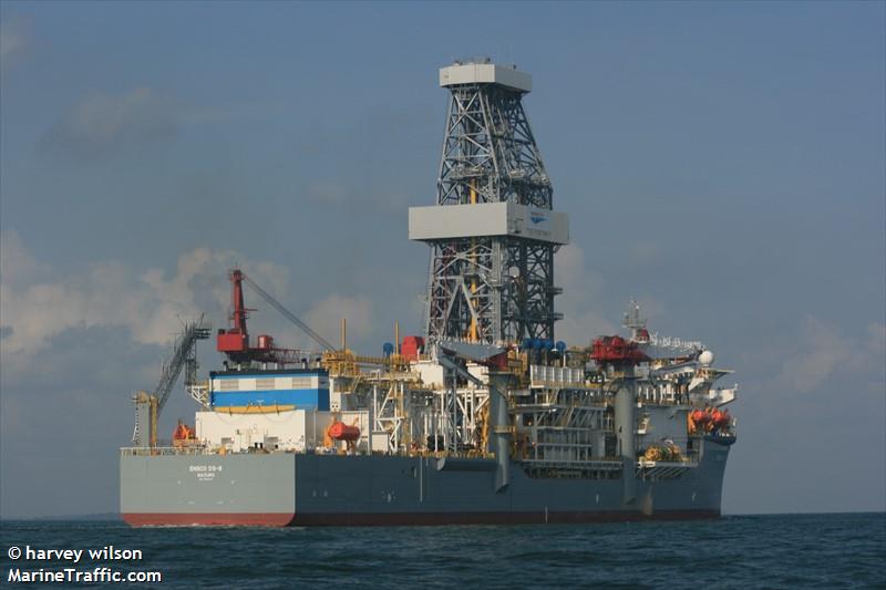 ensco ds-8 (Drilling Ship) - IMO 9659531, MMSI 538005307, Call Sign V7CQ5 under the flag of Marshall Islands