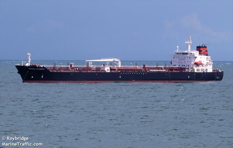 ridgebury alexandr z (Chemical/Oil Products Tanker) - IMO 9439785, MMSI 538005322, Call Sign V7CT7 under the flag of Marshall Islands