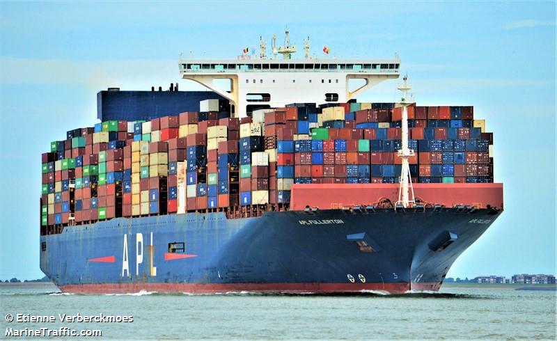 apl fullerton (Container Ship) - IMO 9632026, MMSI 563234000, Call Sign S6NQ under the flag of Singapore