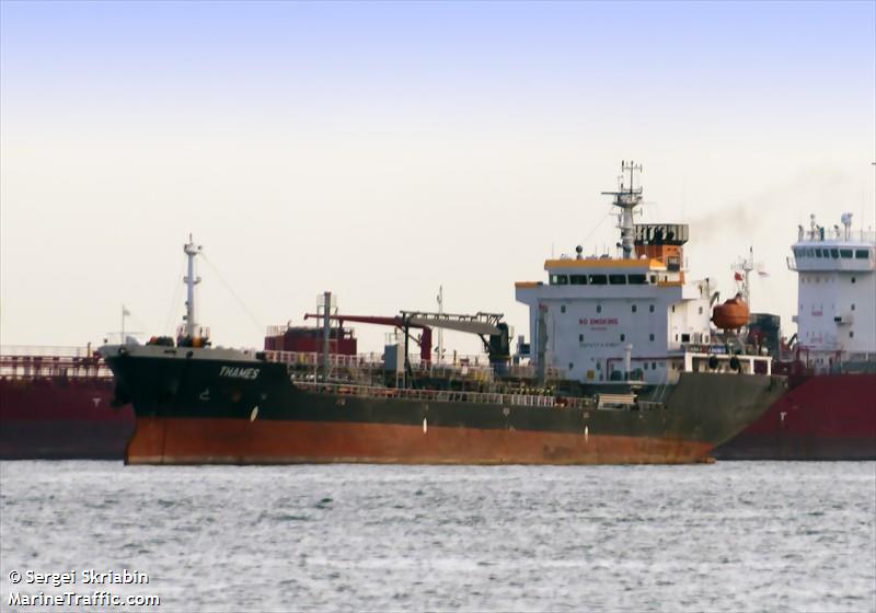 thames (Oil Products Tanker) - IMO 9554286, MMSI 565282000, Call Sign 9V7701 under the flag of Singapore