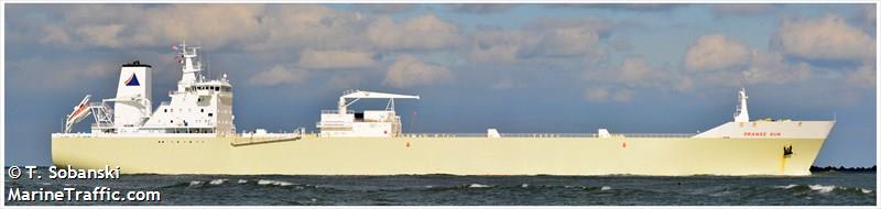 orange sun (Fruit Juice Tanker) - IMO 9342580, MMSI 636012804, Call Sign A8HY8 under the flag of Liberia