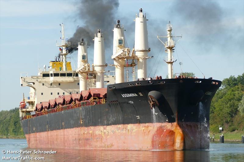 assimina ii (Bulk Carrier) - IMO 9300855, MMSI 636015750, Call Sign D5CO8 under the flag of Liberia