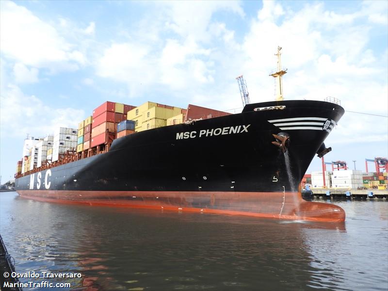 msc phoenix (Container Ship) - IMO 9267649, MMSI 636016672, Call Sign D5HF8 under the flag of Liberia