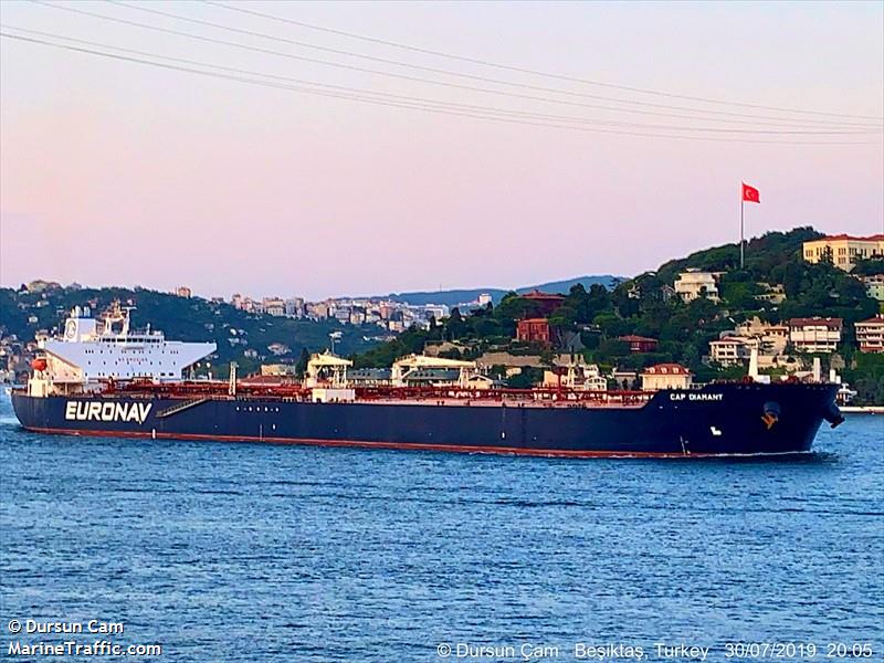 cap diamant (Crude Oil Tanker) - IMO 9229295, MMSI 636018981, Call Sign D5SJ3 under the flag of Liberia