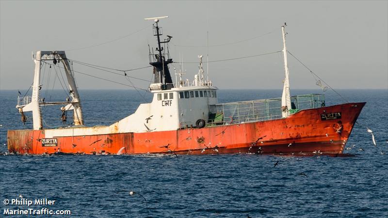 zurita (Fishing Vessel) - IMO , MMSI 770576063, Call Sign CXTF under the flag of Uruguay