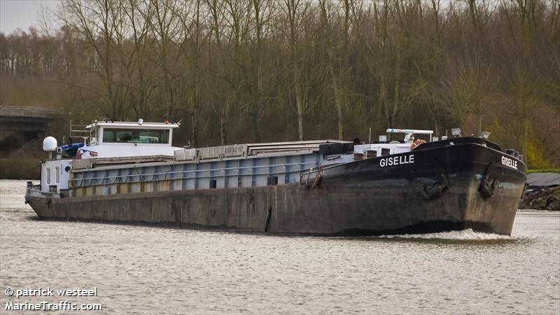 giselle (Cargo ship) - IMO , MMSI 205205190, Call Sign OT2051 under the flag of Belgium