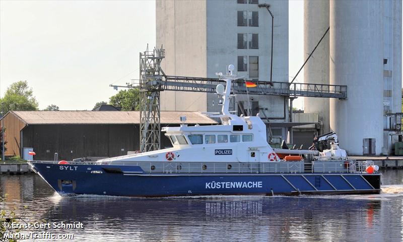 sylt (Patrol Vessel) - IMO 9452103, MMSI 211429600, Call Sign DF5118 under the flag of Germany