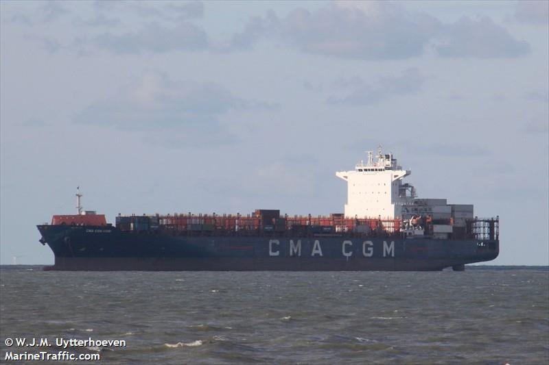 cma cgm kribi (Container Ship) - IMO 9694543, MMSI 215922000, Call Sign 9HA5373 under the flag of Malta