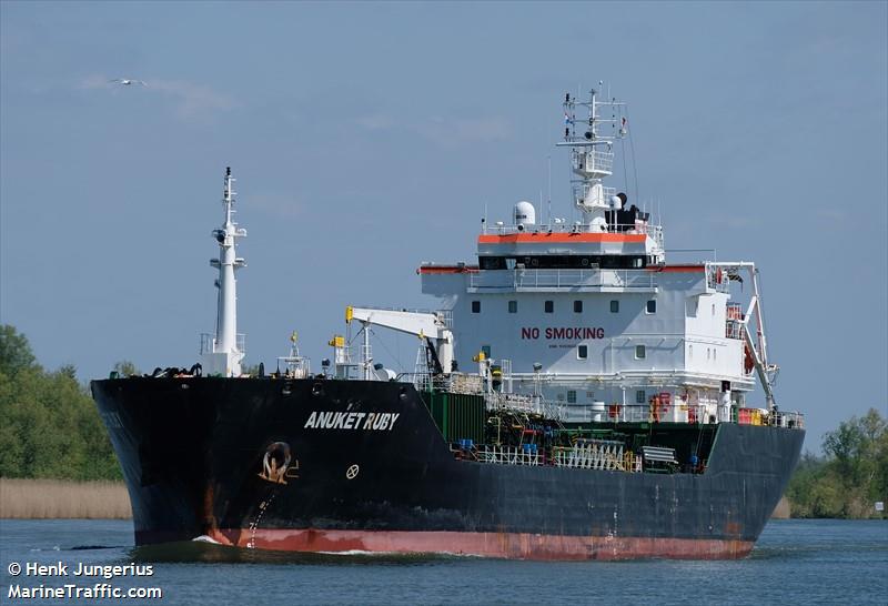 anuket ruby (Chemical/Oil Products Tanker) - IMO 9393668, MMSI 215928000, Call Sign 9HA5383 under the flag of Malta
