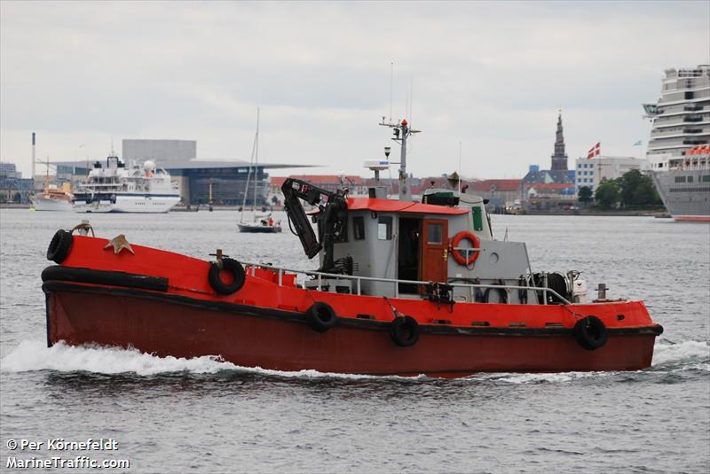 ina 2 (Port tender) - IMO , MMSI 219010987, Call Sign OU7446 under the flag of Denmark