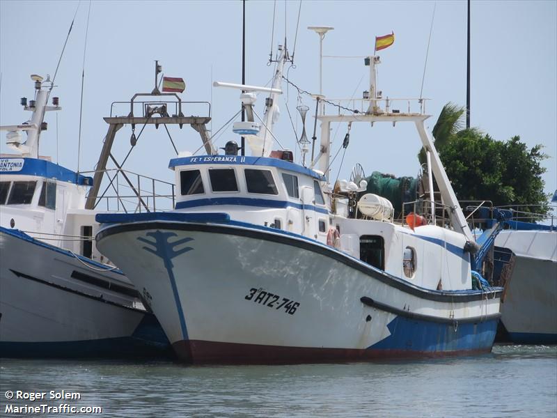 fe y esperanza ii (Fishing vessel) - IMO , MMSI 224021860, Call Sign EA-8727 under the flag of Spain