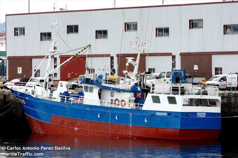 dadimar (Fishing Vessel) - IMO 8894495, MMSI 224083590, Call Sign EA-4226 under the flag of Spain