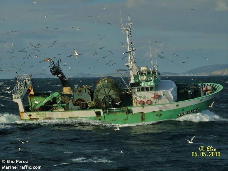 airoa (Fishing Vessel) - IMO 9338383, MMSI 224138950, Call Sign ECHS under the flag of Spain