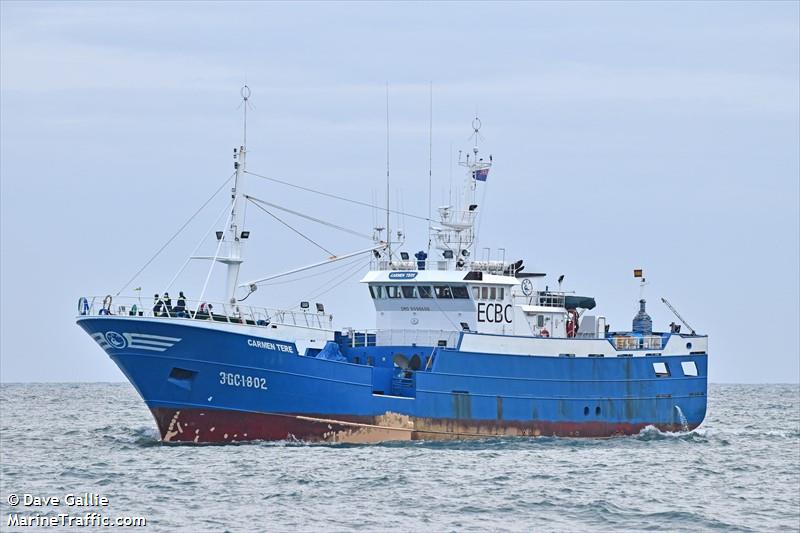 carmen tere (Fishing Vessel) - IMO 9098608, MMSI 224256000, Call Sign ECBC under the flag of Spain