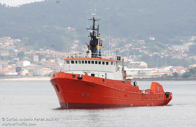 cientifico (Research Vessel) - IMO 7217767, MMSI 224859000, Call Sign EAWZ under the flag of Spain
