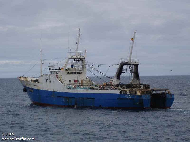 arosa nueve (Fishing Vessel) - IMO 8617469, MMSI 224871000, Call Sign EDRT under the flag of Spain
