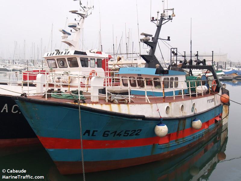 fv ptit ours (Fishing vessel) - IMO , MMSI 227120900, Call Sign FVDE under the flag of France
