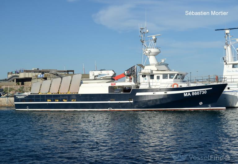 fv ville darzew 2 (Fishing Vessel) - IMO 8229482, MMSI 227919000, Call Sign F K T L under the flag of France