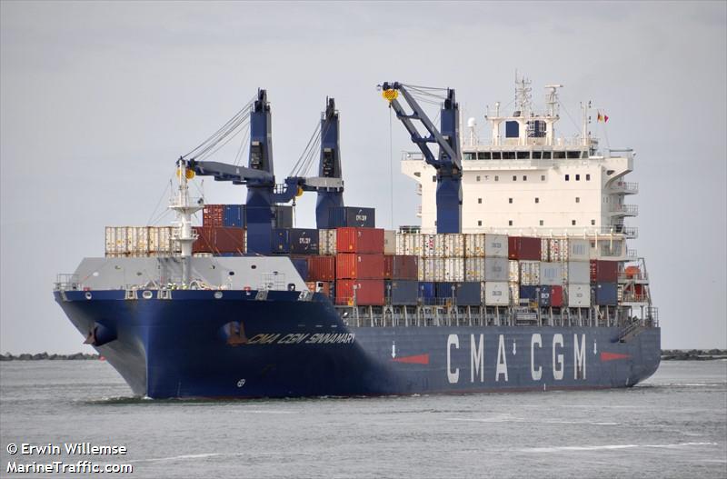 cma cgm sinnamary (Container Ship) - IMO 9845673, MMSI 228403700, Call Sign FMON under the flag of France