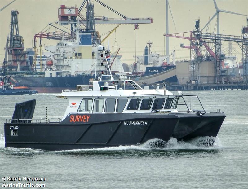 calatria (Dredging or UW ops) - IMO , MMSI 235034368, Call Sign MLZM5 under the flag of United Kingdom (UK)