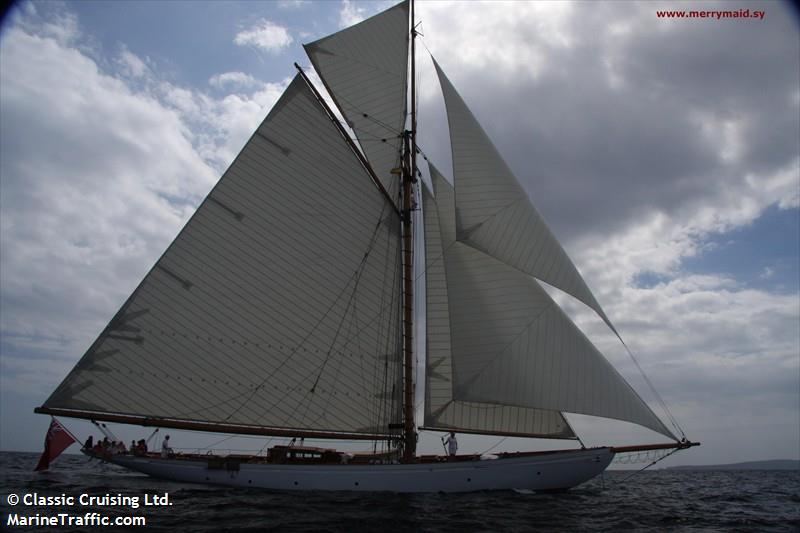 merrymaid (Unknown) - IMO , MMSI 235059158, Call Sign 2AFL2 under the flag of United Kingdom (UK)