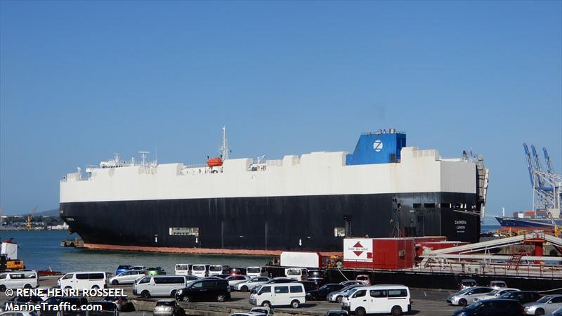 carrera (Vehicles Carrier) - IMO 9432880, MMSI 235059376, Call Sign 2AGI2 under the flag of United Kingdom (UK)